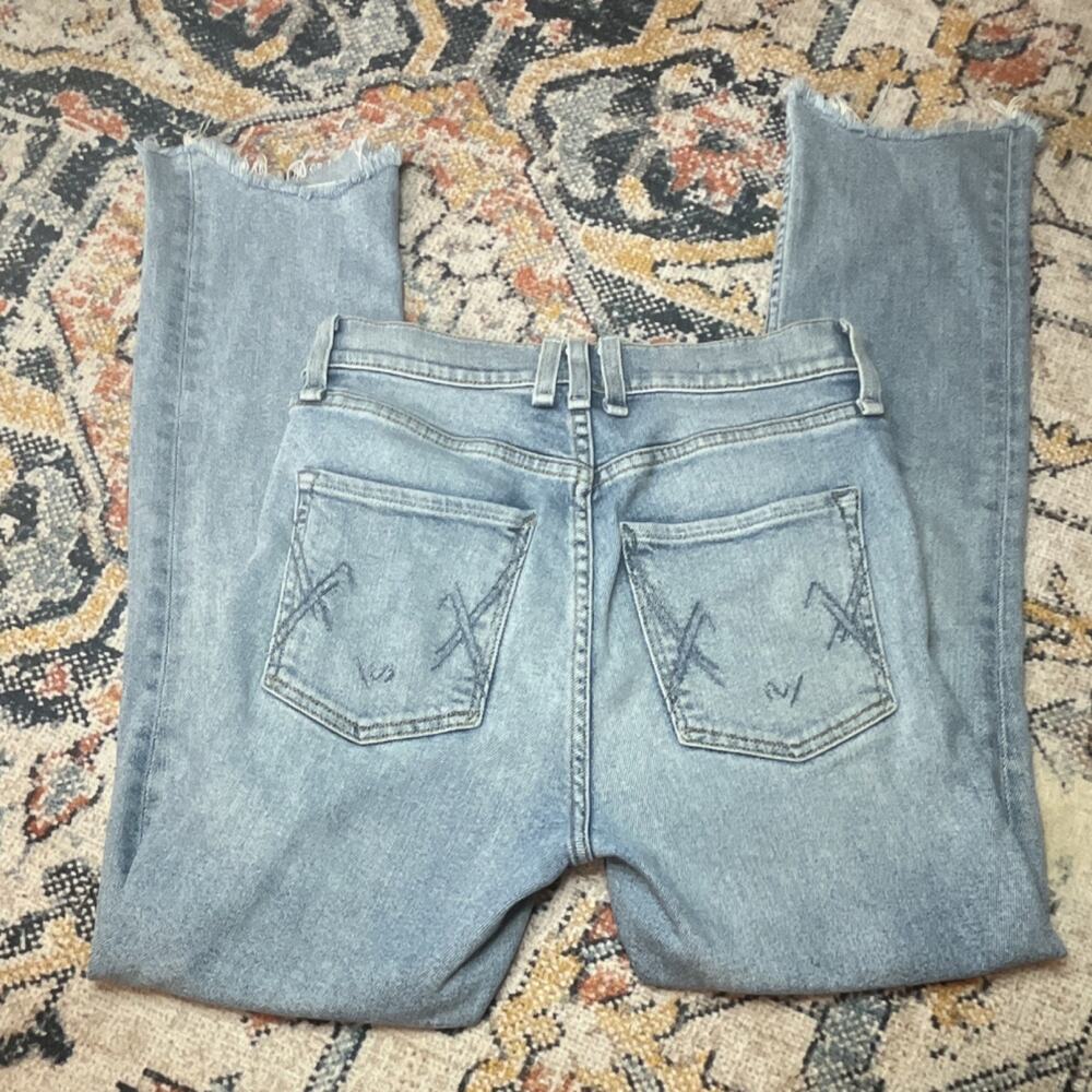 McGuire Anthropologie Women's Gainsbourg Light Wash Cropped Jeans Size 25 $248
